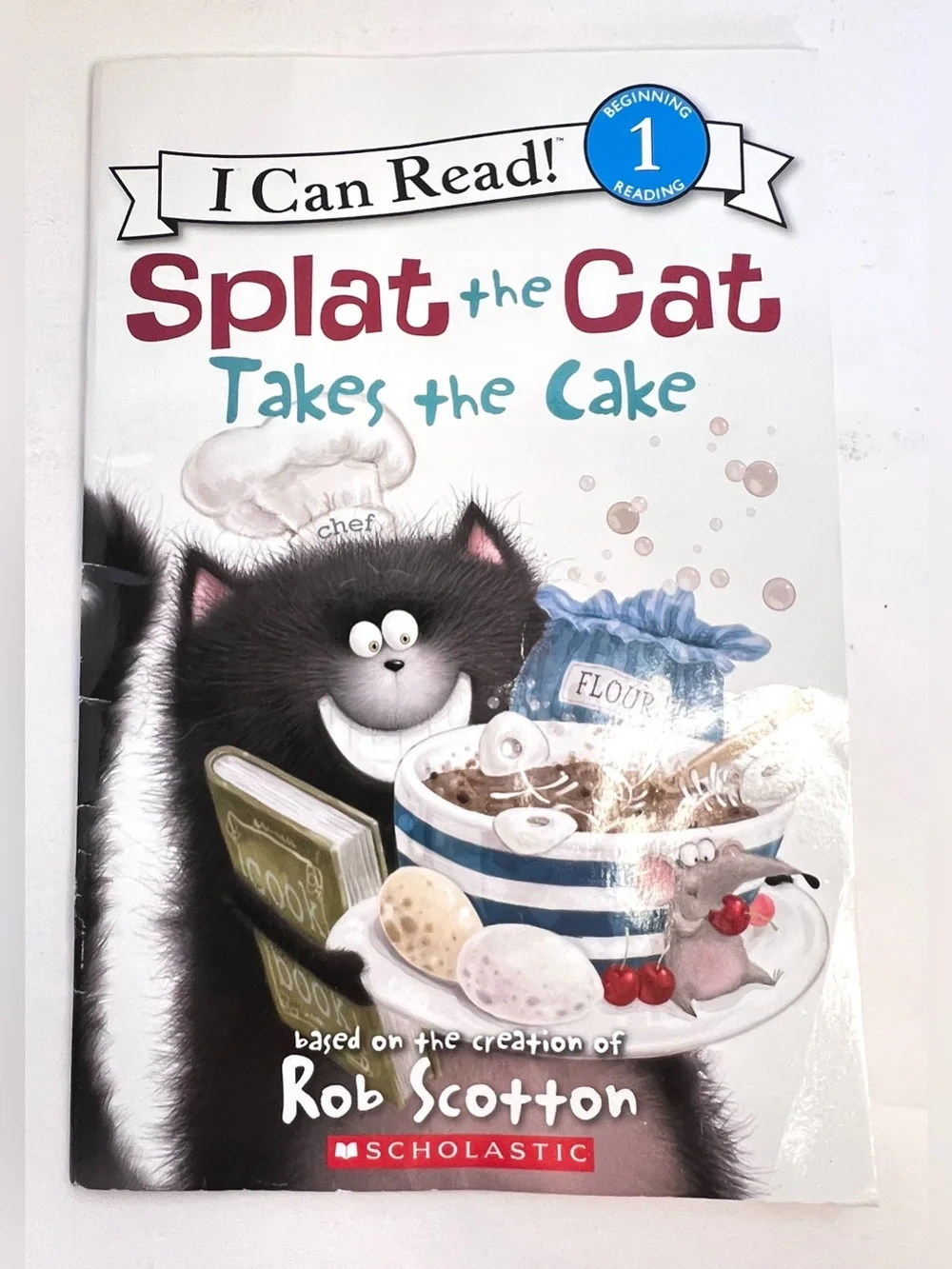Kids Level 1 Early Reader Books Lot of 5 Splat Cat Pinkalicious Nat Geo